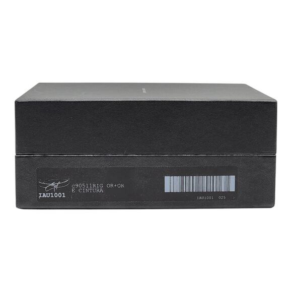 Giuseppe Zanotti Logo Crocodile Leather Belt Gold One Size - NWB $495 - Picture 5 of 5